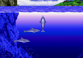 Скриншот игры Ecco the Dolphin
